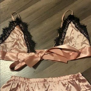 Pajama / bra and undies set.